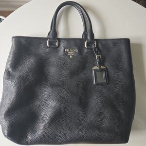 Prada Vitello Daino Shopping Tote Bag